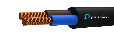 10230 Провод ПВС 2х0,75 черный  (100м) (РЭК-PRYSMIAN)